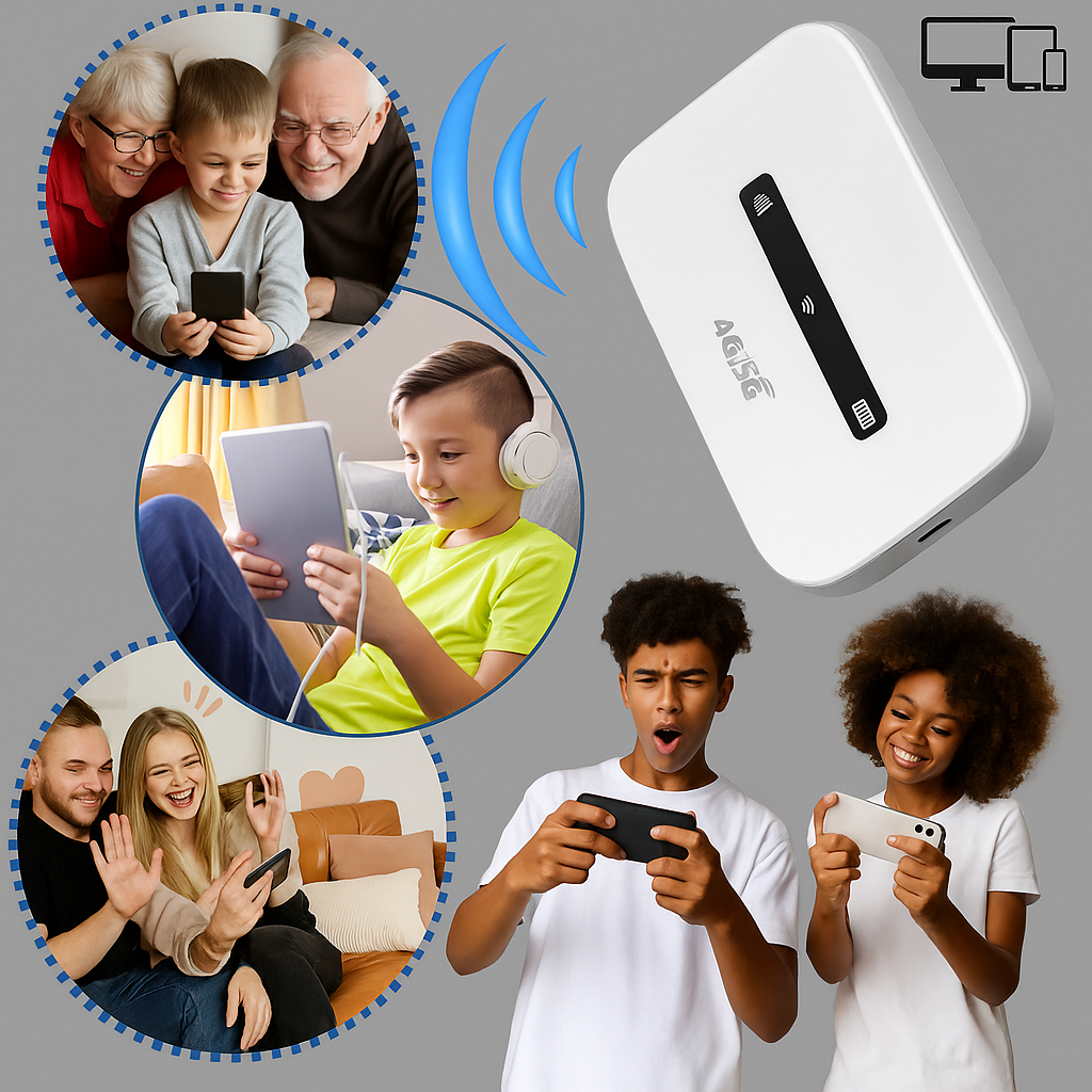 Nokmo | Portable 4G/5G Wi-Fi Hotspot Router