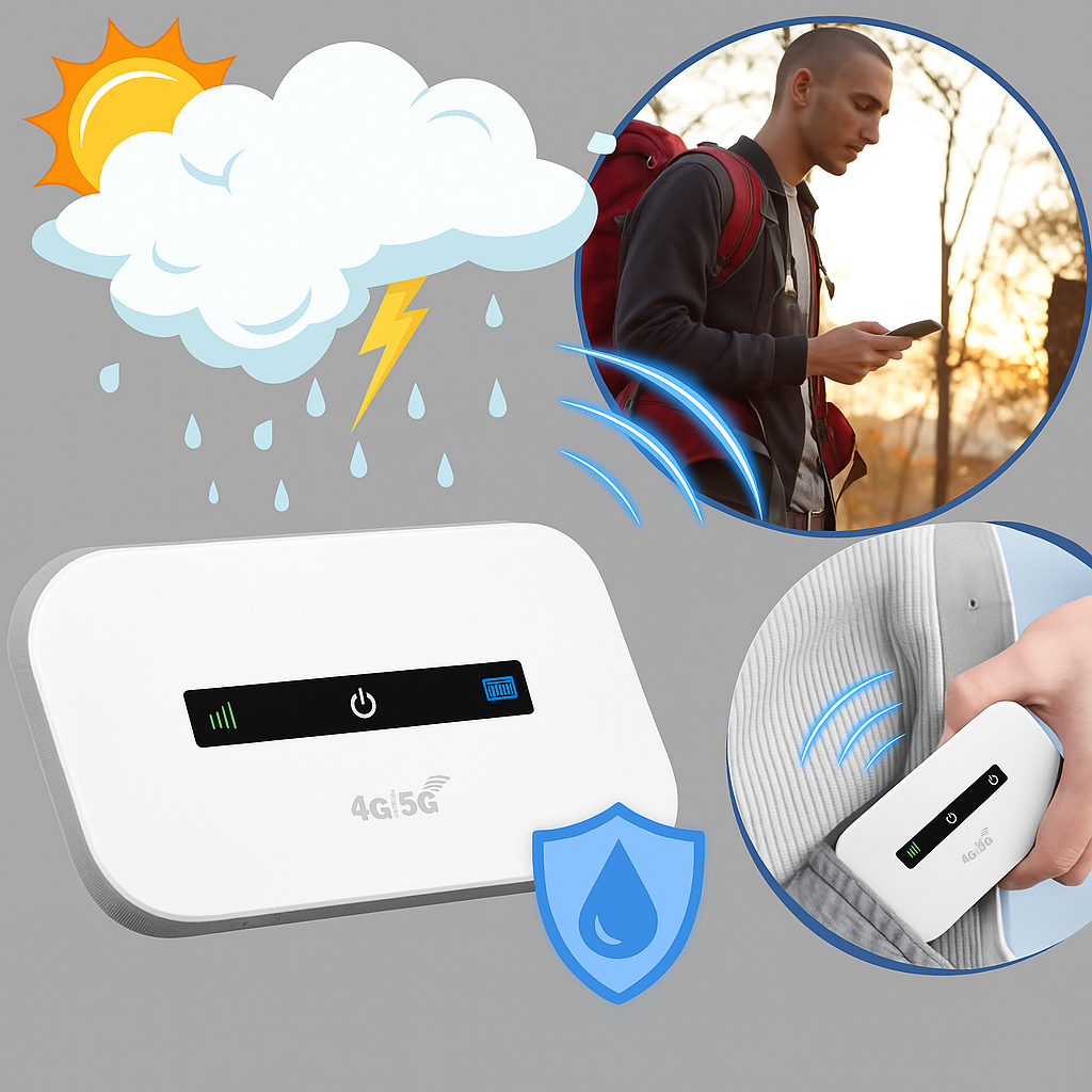 Nokmo | Portable 4G/5G Wi-Fi Router Mobile Hotspot