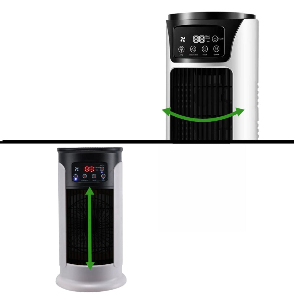 Nokmo | Portable Evaporative Cooler Stand-Up Fan with Digital Display
