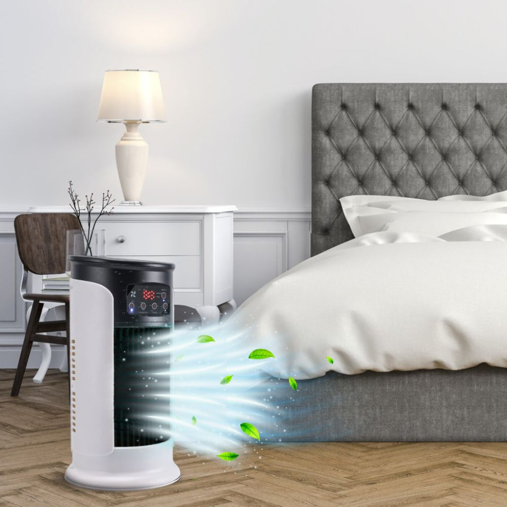 Nokmo | Portable Evaporative Cooler Stand-Up Fan with Digital Display
