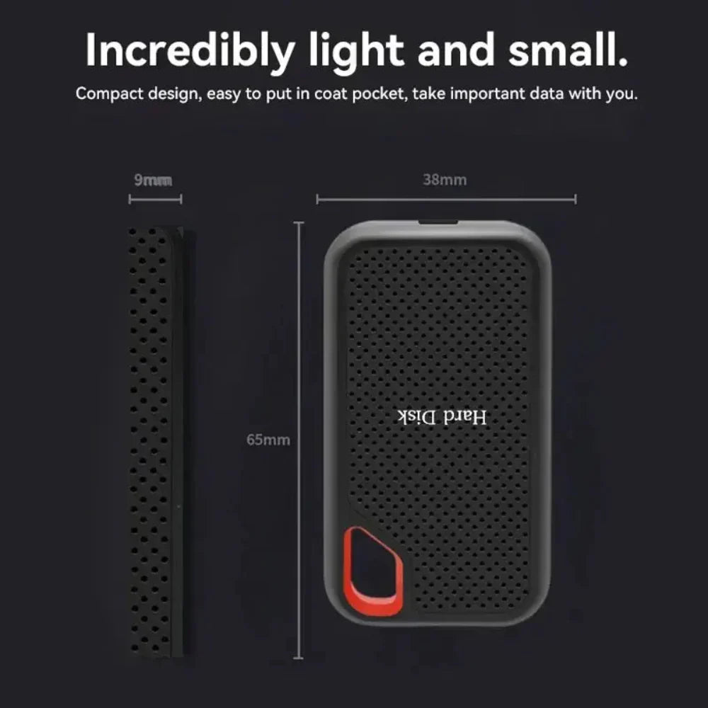 Nokmo | Portable External SSD Drive High-Speed Data Transfer Shockproof Storage