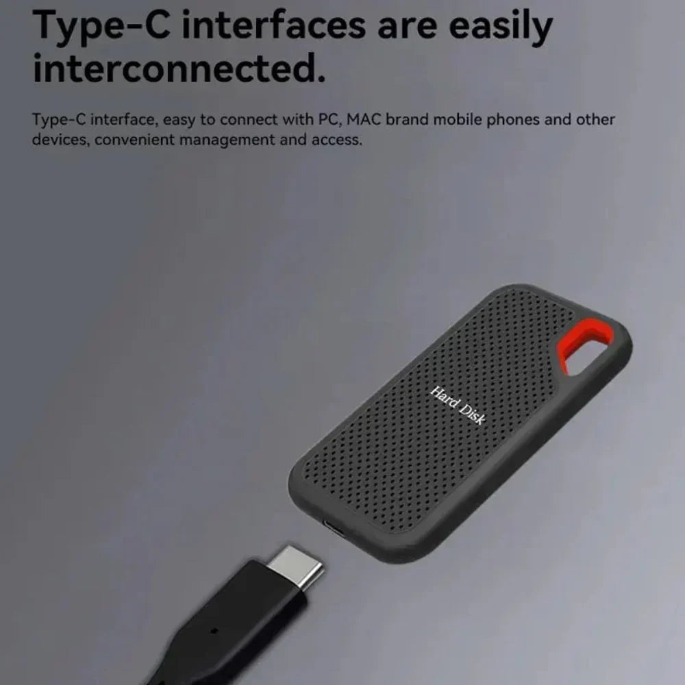 Nokmo | Portable External SSD Drive High-Speed Data Transfer Shockproof Storage