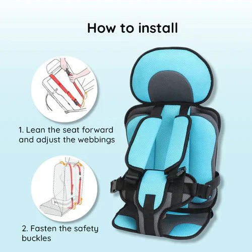 Nokmo | Portable & Foldable Child Car Booster Seat