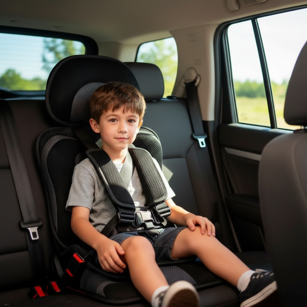 Nokmo | Portable & Foldable Child Car Booster Seat
