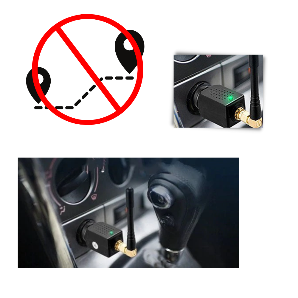 Nokmo | Portable GPS Signal Blocker for Car | 12V Lighter Powered Privacy Device