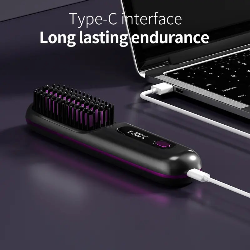 Nokmo | Portable Hair Styling Brush | Smooth and Healthy Hair Anytime, Anywhere
