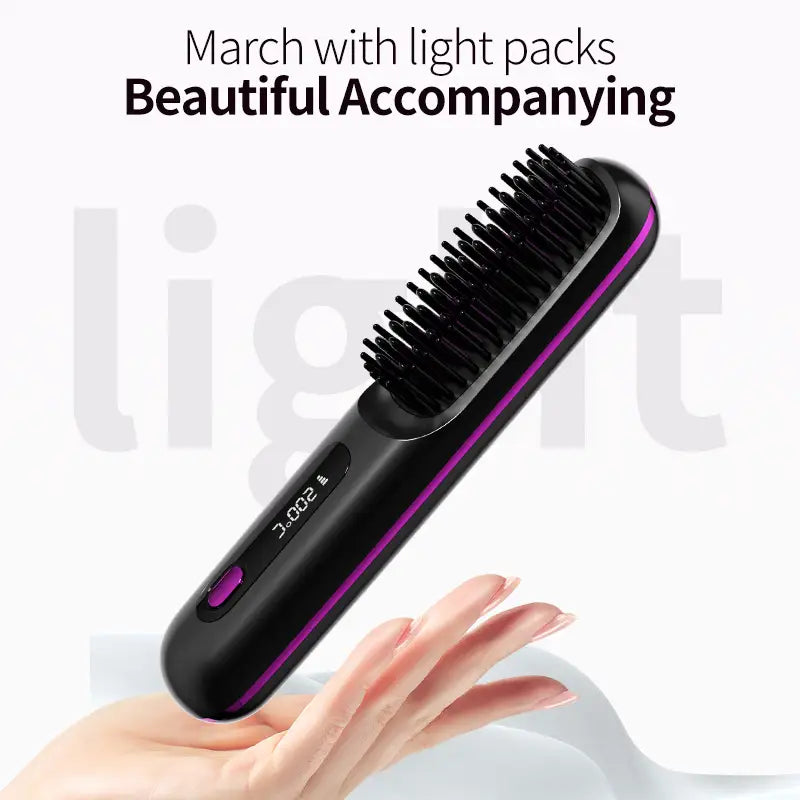 Nokmo | Portable Hair Styling Brush | Smooth and Healthy Hair Anytime, Anywhere