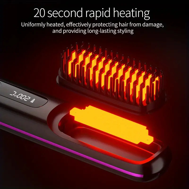Nokmo | Portable Hair Styling Brush | Smooth and Healthy Hair Anytime, Anywhere