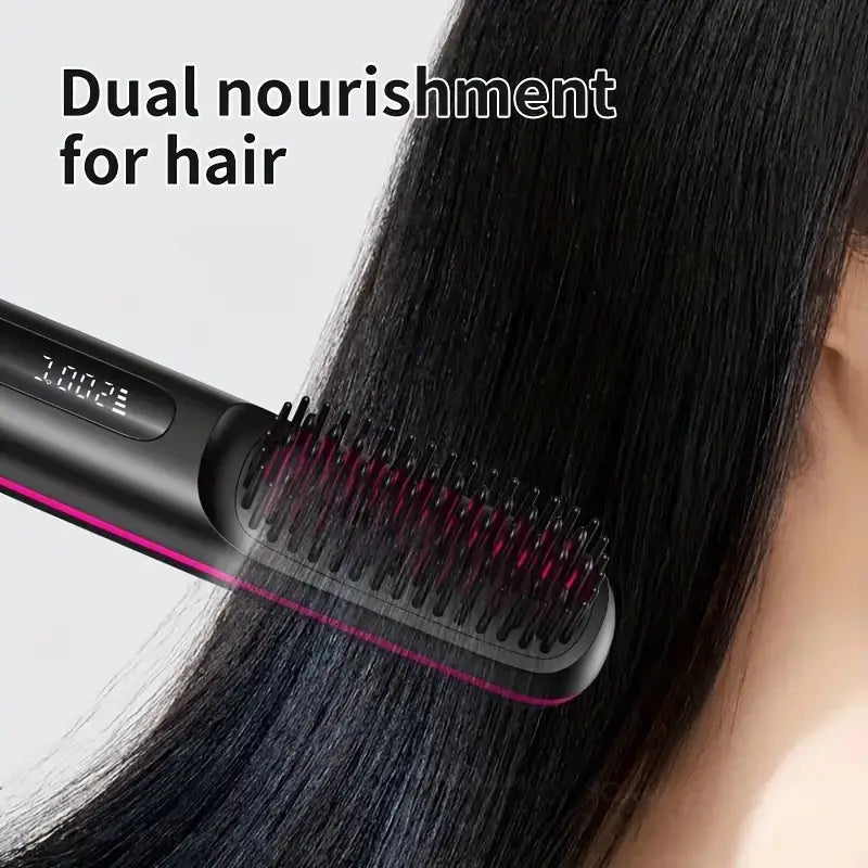 Nokmo | Portable Hair Styling Brush | Smooth and Healthy Hair Anytime, Anywhere