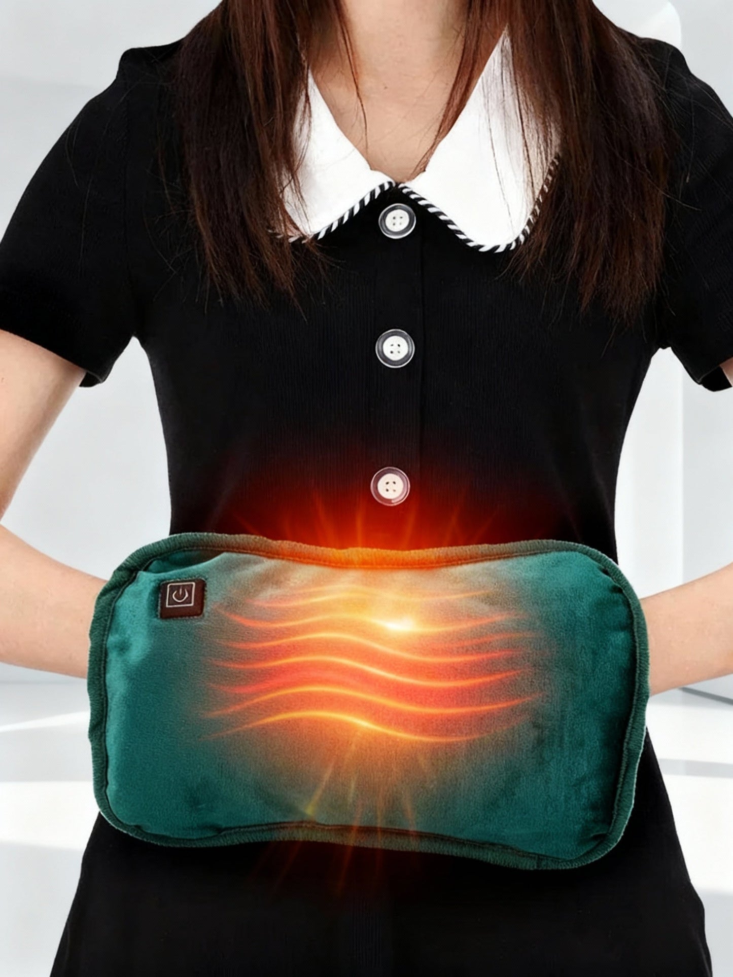 Nokmo | Portable Heating Pad | 30x20 cm | Fast Heating, Multipurpose Hand/Body Warmer