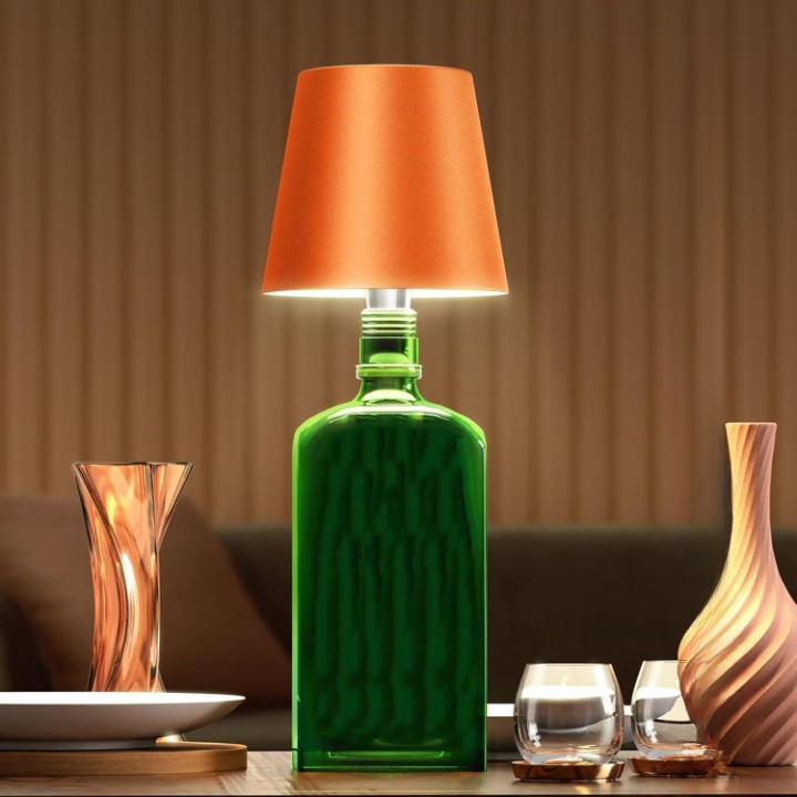 Nokmo | Portable LED Bottle Lamp with Touch Control and Dimmable Brightness