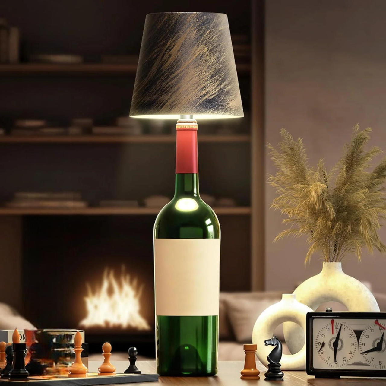 Nokmo | Portable LED Bottle Lamp with Touch Control and Dimmable Brightness