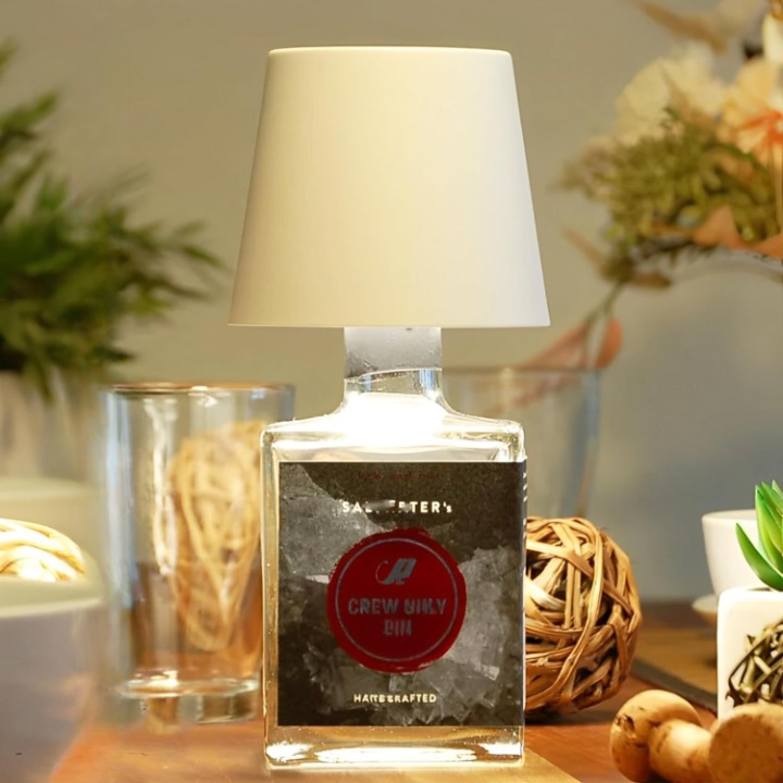 Nokmo | Portable LED Bottle Lamp with Touch Control and Dimmable Brightness