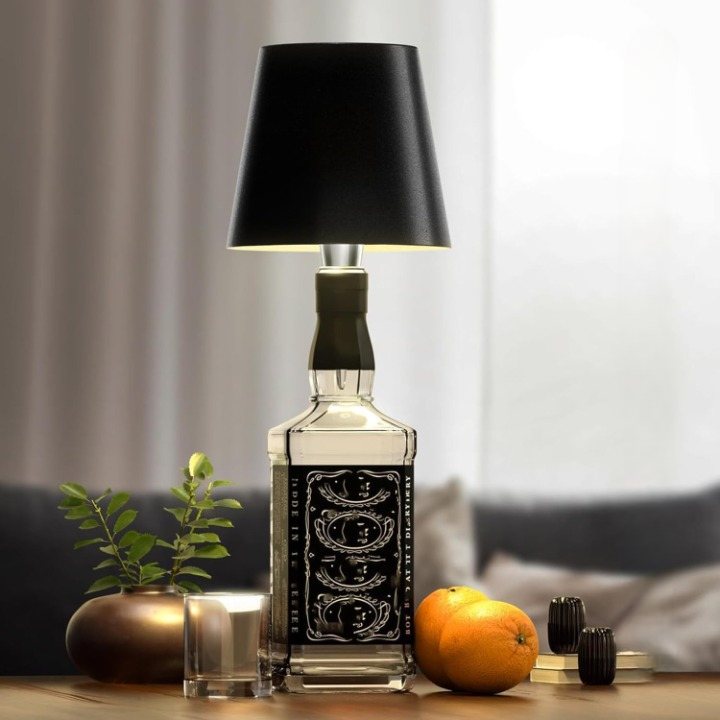Nokmo | Portable LED Bottle Lamp with Touch Control and Dimmable Brightness