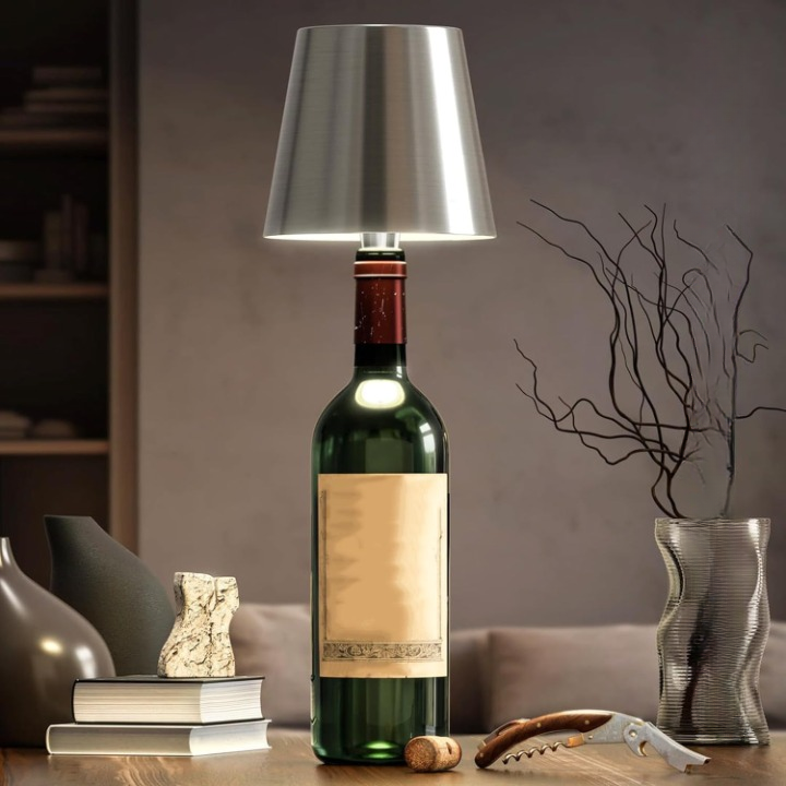 Nokmo | Portable LED Bottle Lamp with Touch Control and Dimmable Brightness