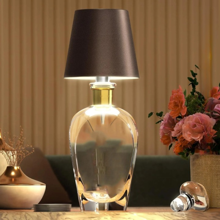 Nokmo | Portable LED Bottle Lamp with Touch Control and Dimmable Brightness