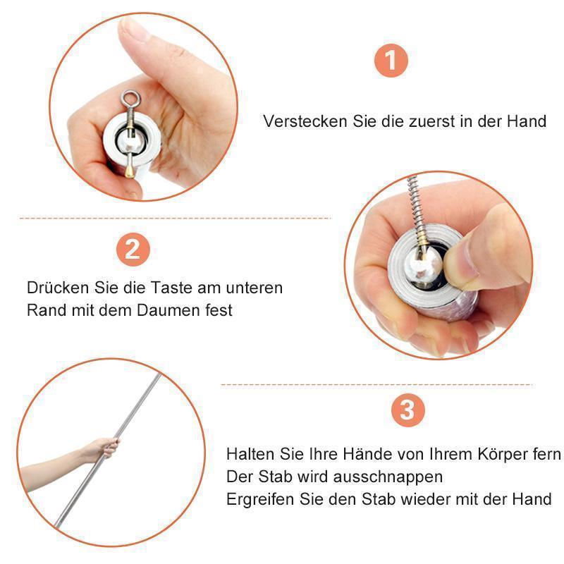 Nokmo | Portable Metal Rod for Self-Defense and Magic