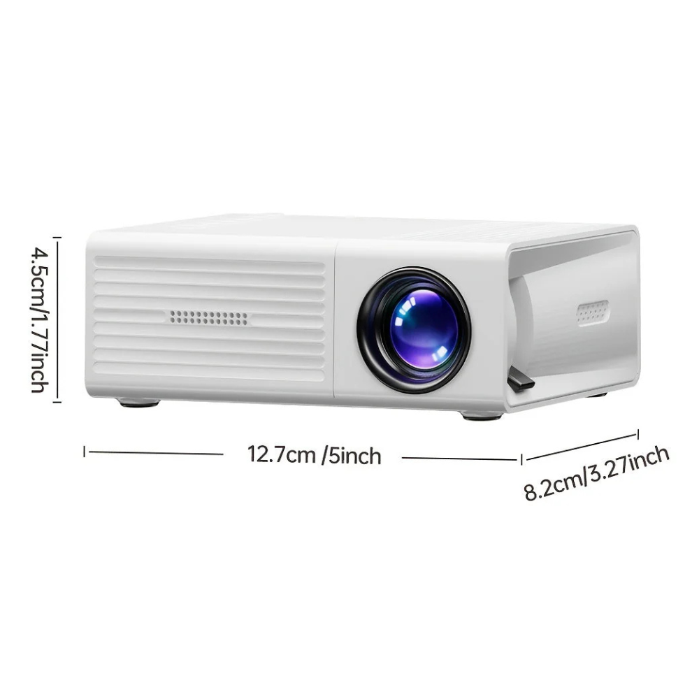 Nokmo | Portable Mini HD LED Projector Home Theater Outdoor 3000 Lumen