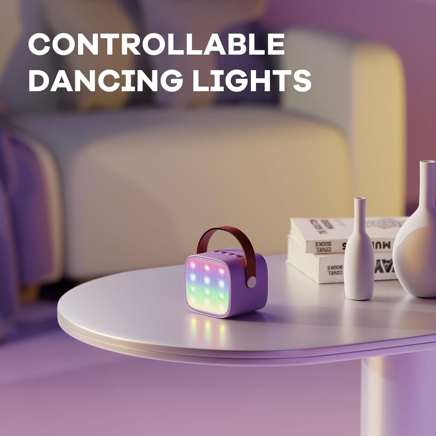 Nokmo | Portable Mini Karaoke Machine with Bluetooth Speaker and 2 Wireless Microphones – Veylo