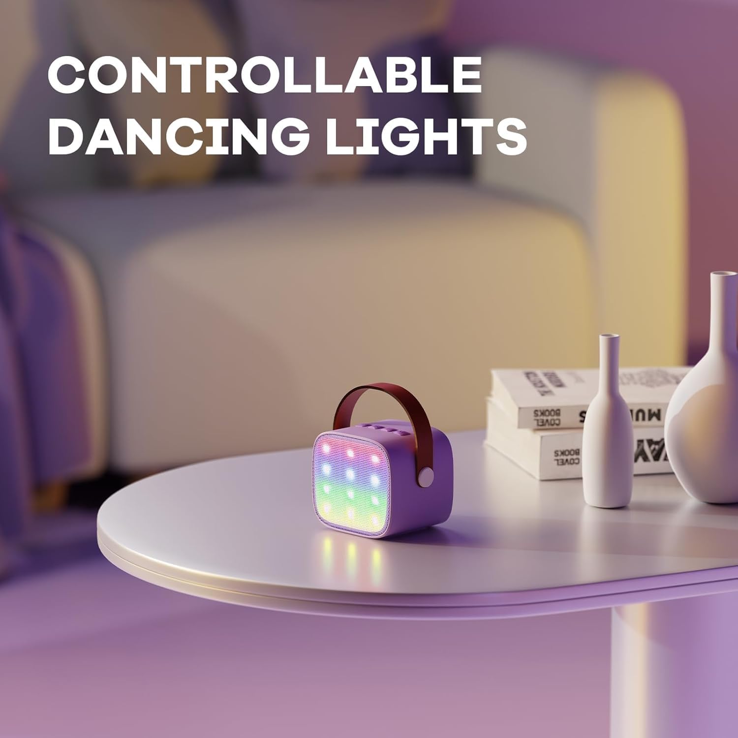 Nokmo | Portable Mini Karaoke Machine with Bluetooth Speaker and 2 Wireless Microphones – Veylo