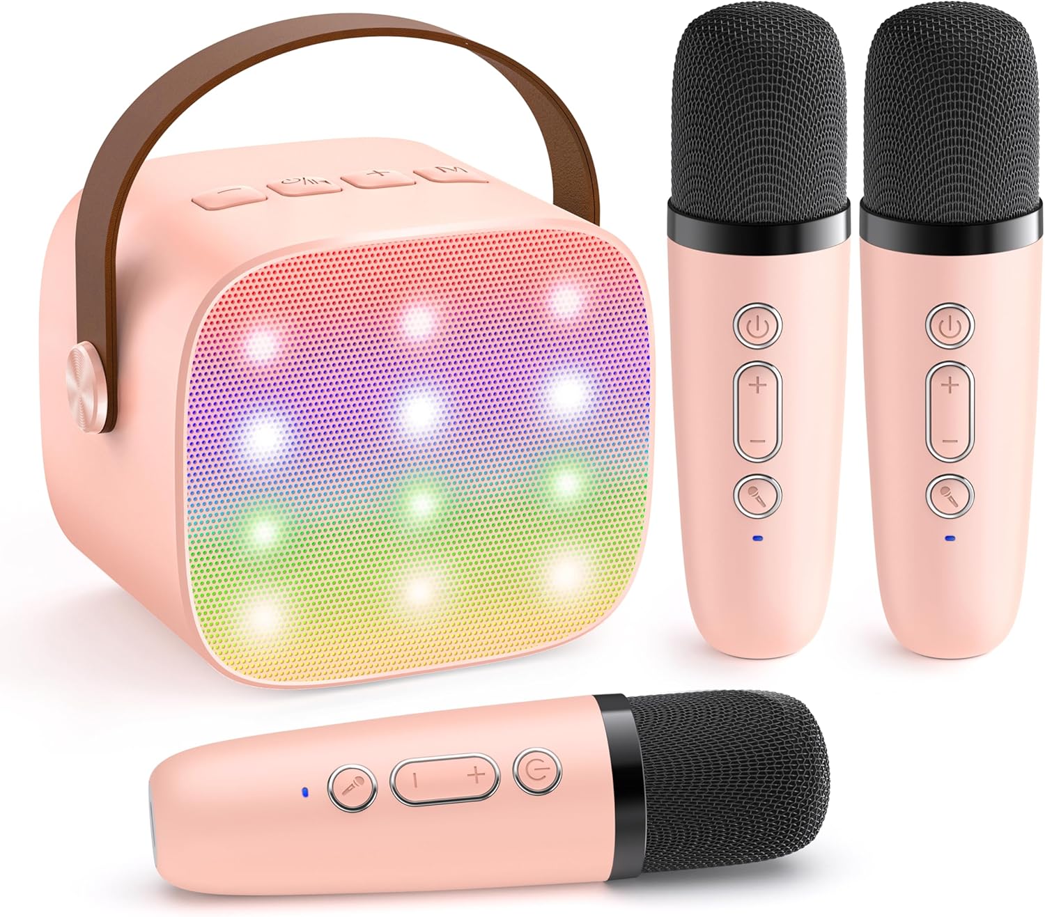 Nokmo | Portable Mini Karaoke Machine with Bluetooth Speaker and 2 Wireless Microphones – Veylo