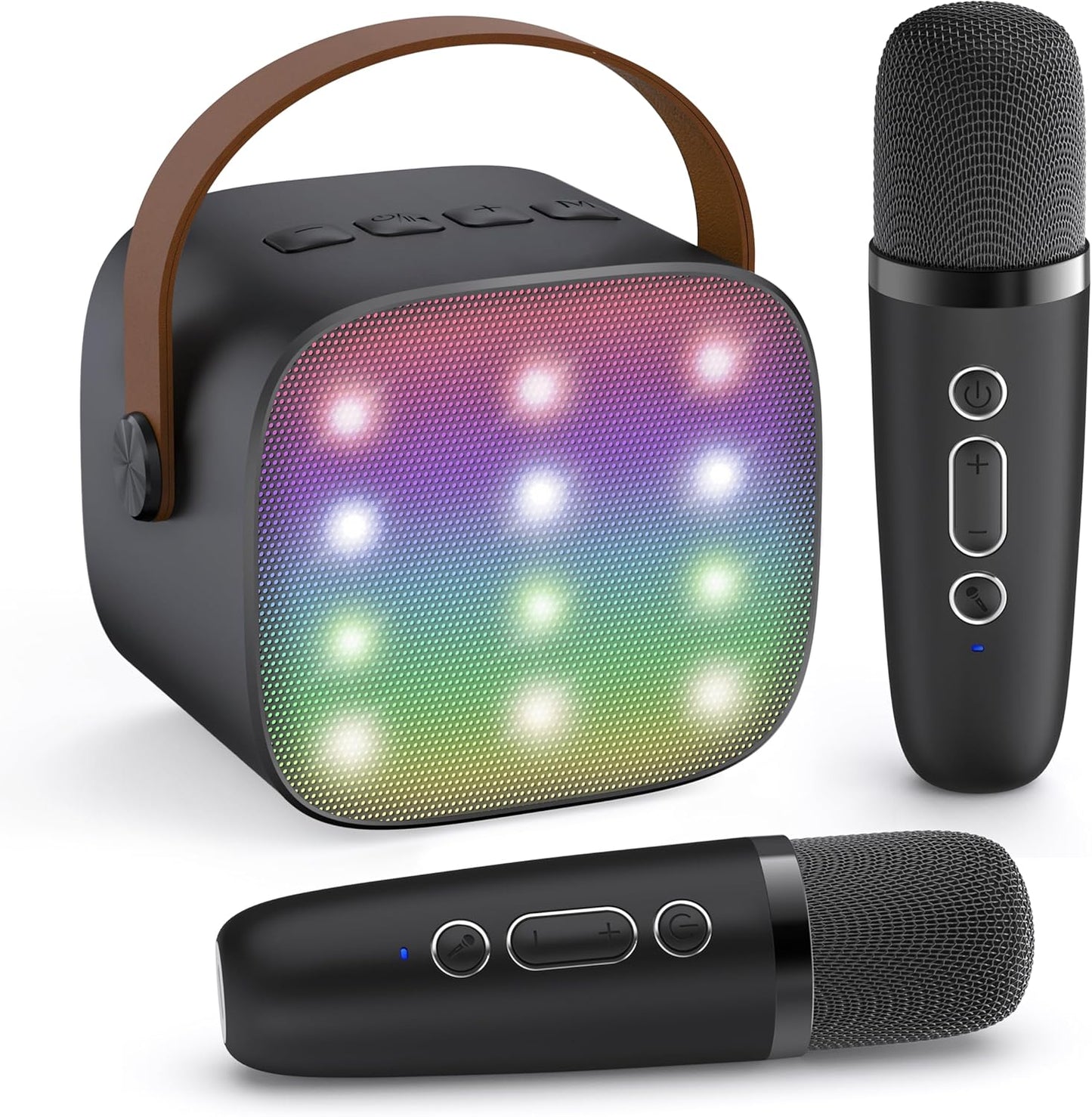 Nokmo | Portable Mini Karaoke Machine with Bluetooth Speaker and 2 Wireless Microphones – Veylo