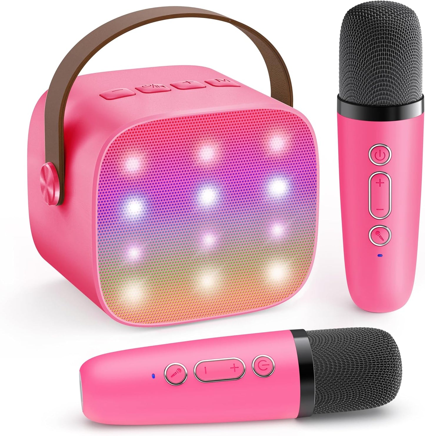 Nokmo | Portable Mini Karaoke Machine with Bluetooth Speaker and 2 Wireless Microphones – Veylo