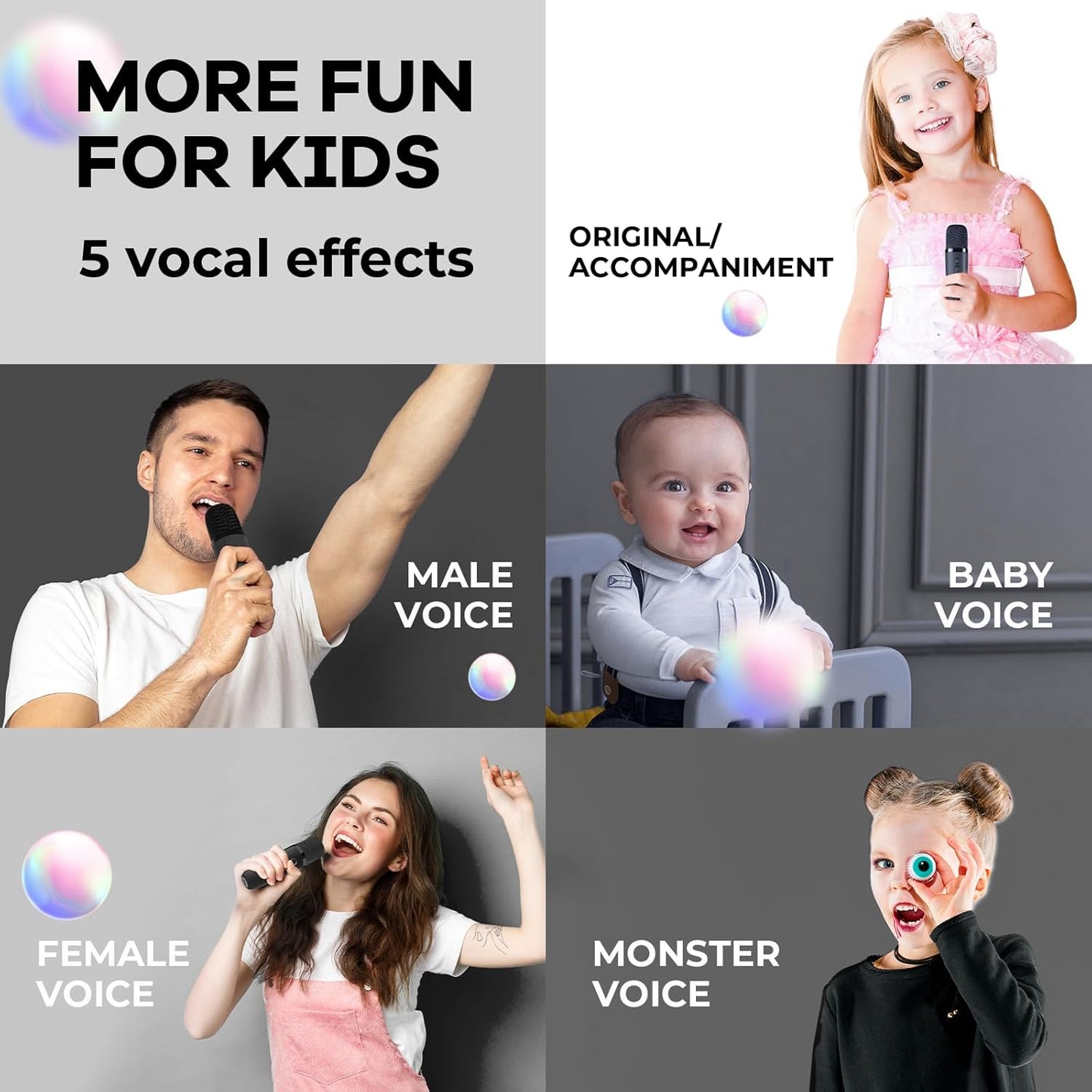 Nokmo | Portable Mini Karaoke Machine with Bluetooth Speaker and 2 Wireless Microphones – Veylo