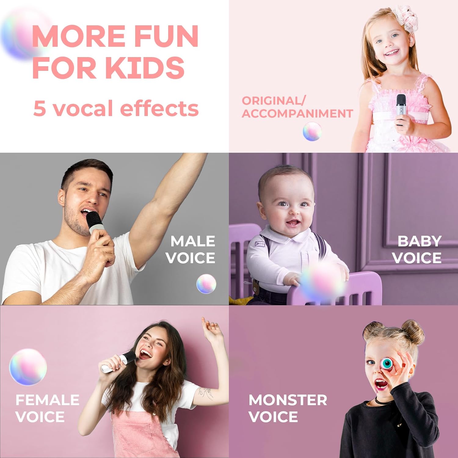 Nokmo | Portable Mini Karaoke Machine with Bluetooth Speaker and 2 Wireless Microphones – Veylo