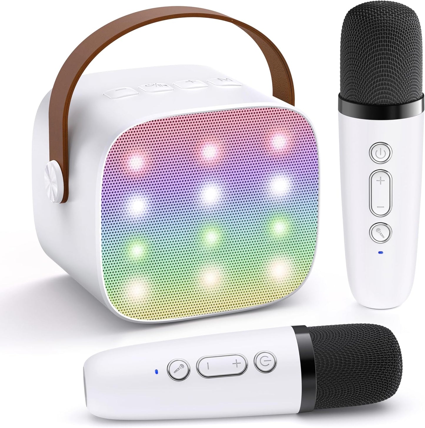 Nokmo | Portable Mini Karaoke Machine with Bluetooth Speaker and 2 Wireless Microphones – Veylo