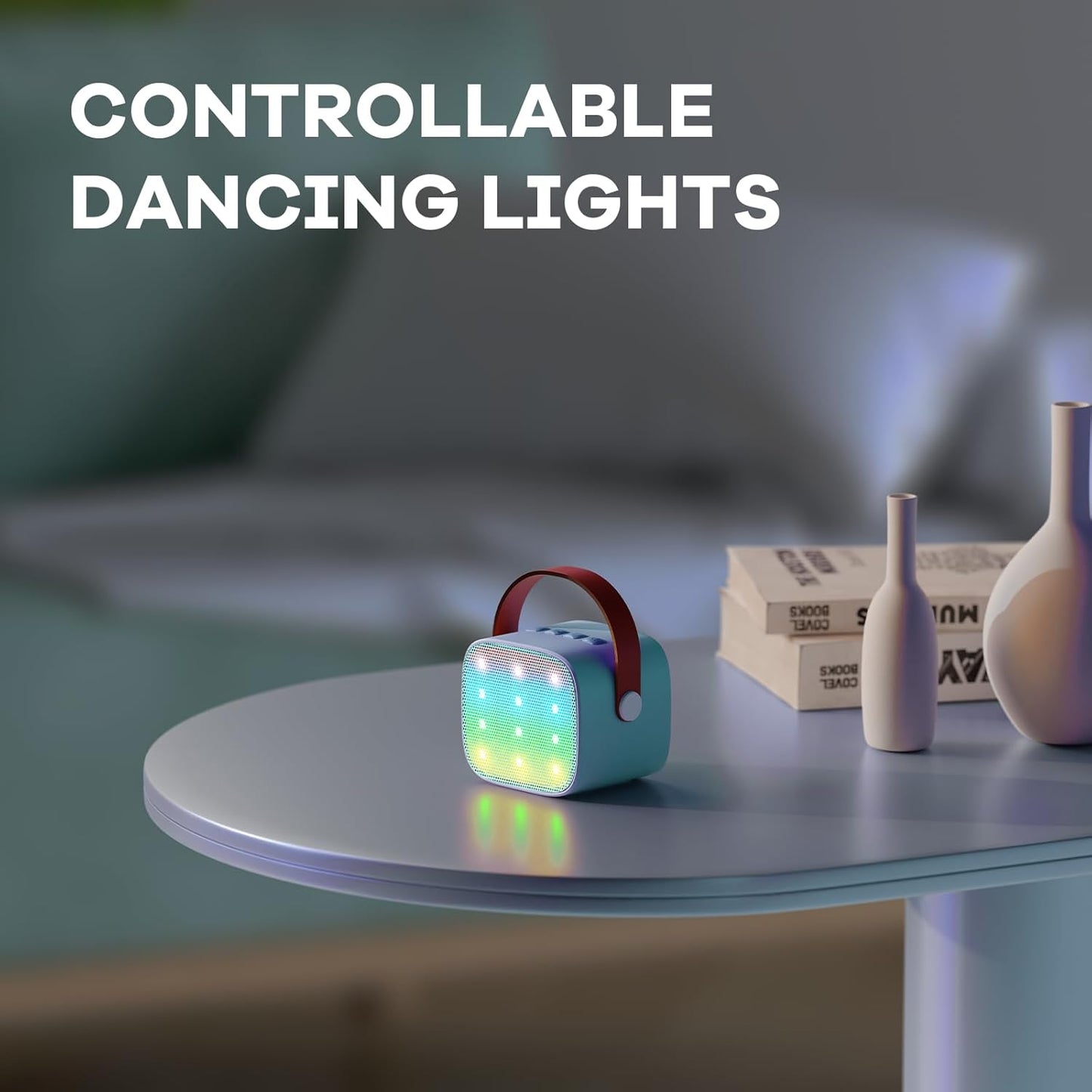Nokmo | Portable Mini Karaoke Machine with Bluetooth Speaker and 2 Wireless Microphones – Veylo