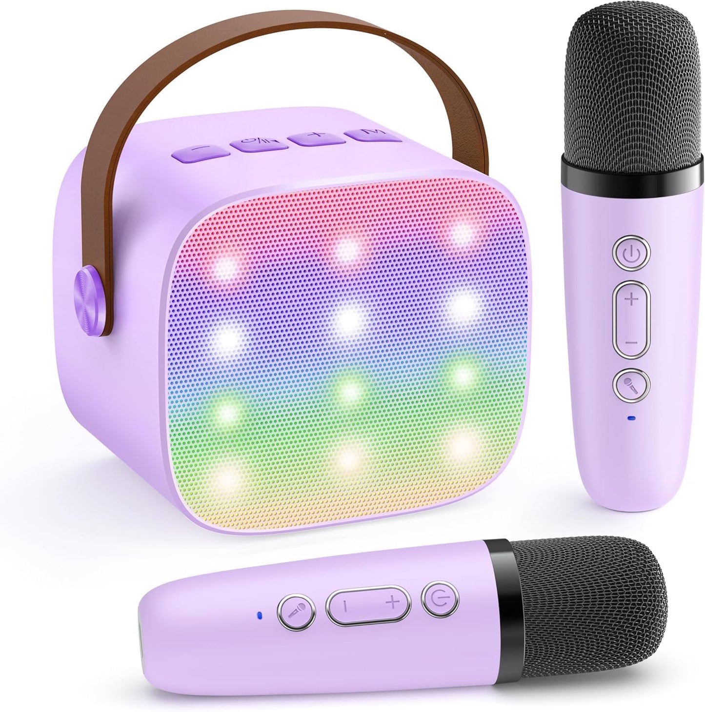 Nokmo | Portable Mini Karaoke Machine with Bluetooth Speaker and 2 Wireless Microphones – Veylo