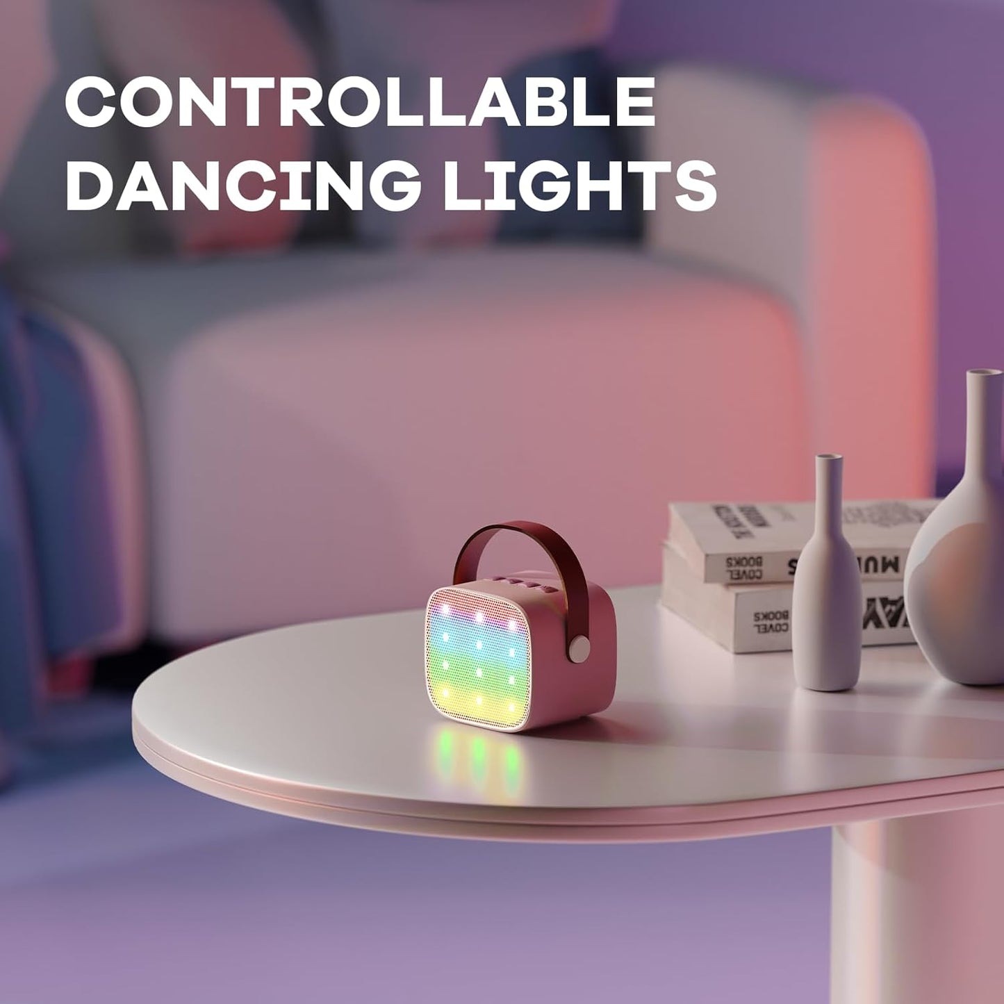 Nokmo | Portable Mini Karaoke Machine with Bluetooth Speaker and 2 Wireless Microphones – Veylo