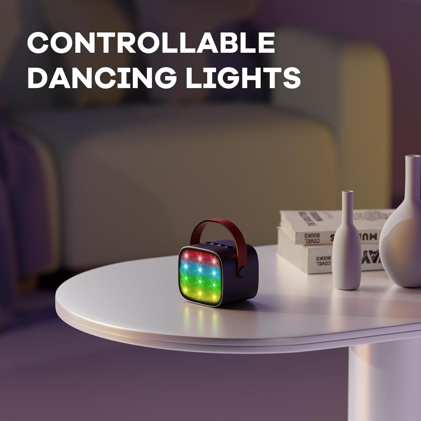 Nokmo | Portable Mini Karaoke Machine with Bluetooth Speaker and 2 Wireless Microphones – Veylo