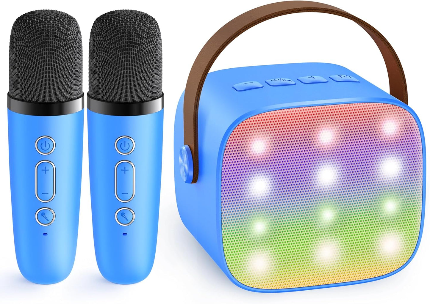 Nokmo | Portable Mini Karaoke Machine with Bluetooth Speaker and 2 Wireless Microphones – Veylo