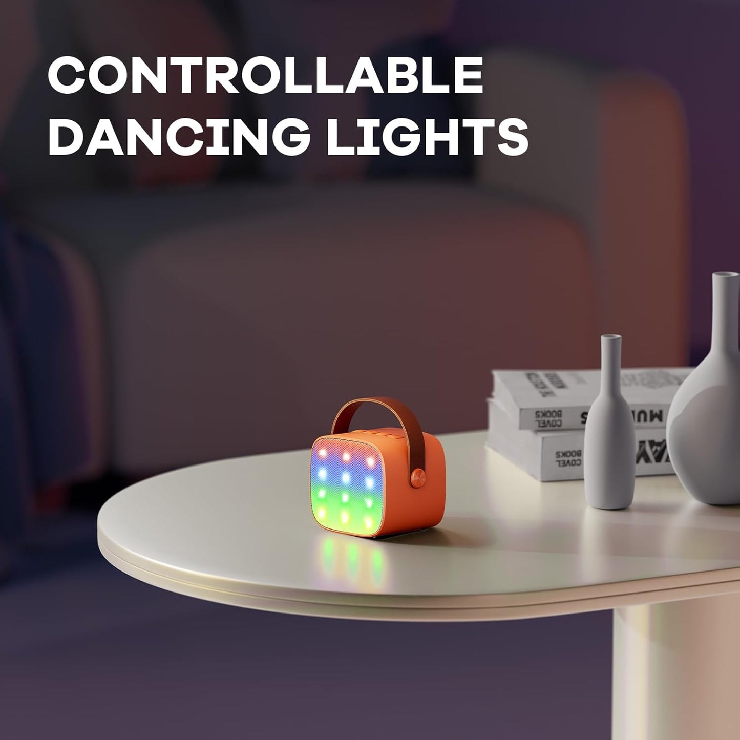 Nokmo | Portable Mini Karaoke Machine with Bluetooth Speaker and 2 Wireless Microphones – Veylo