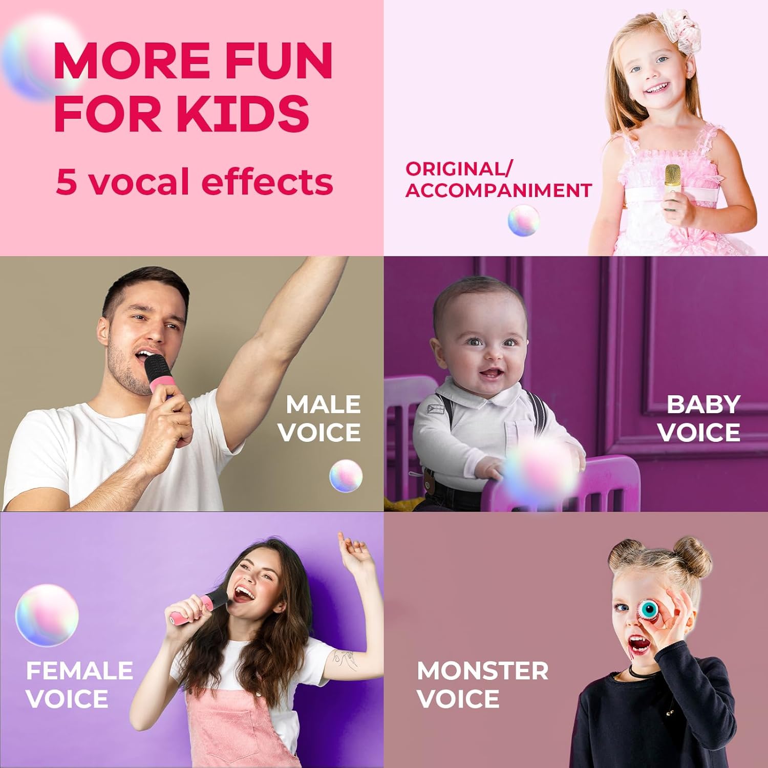 Nokmo | Portable Mini Karaoke Machine with Bluetooth Speaker and 2 Wireless Microphones – Veylo