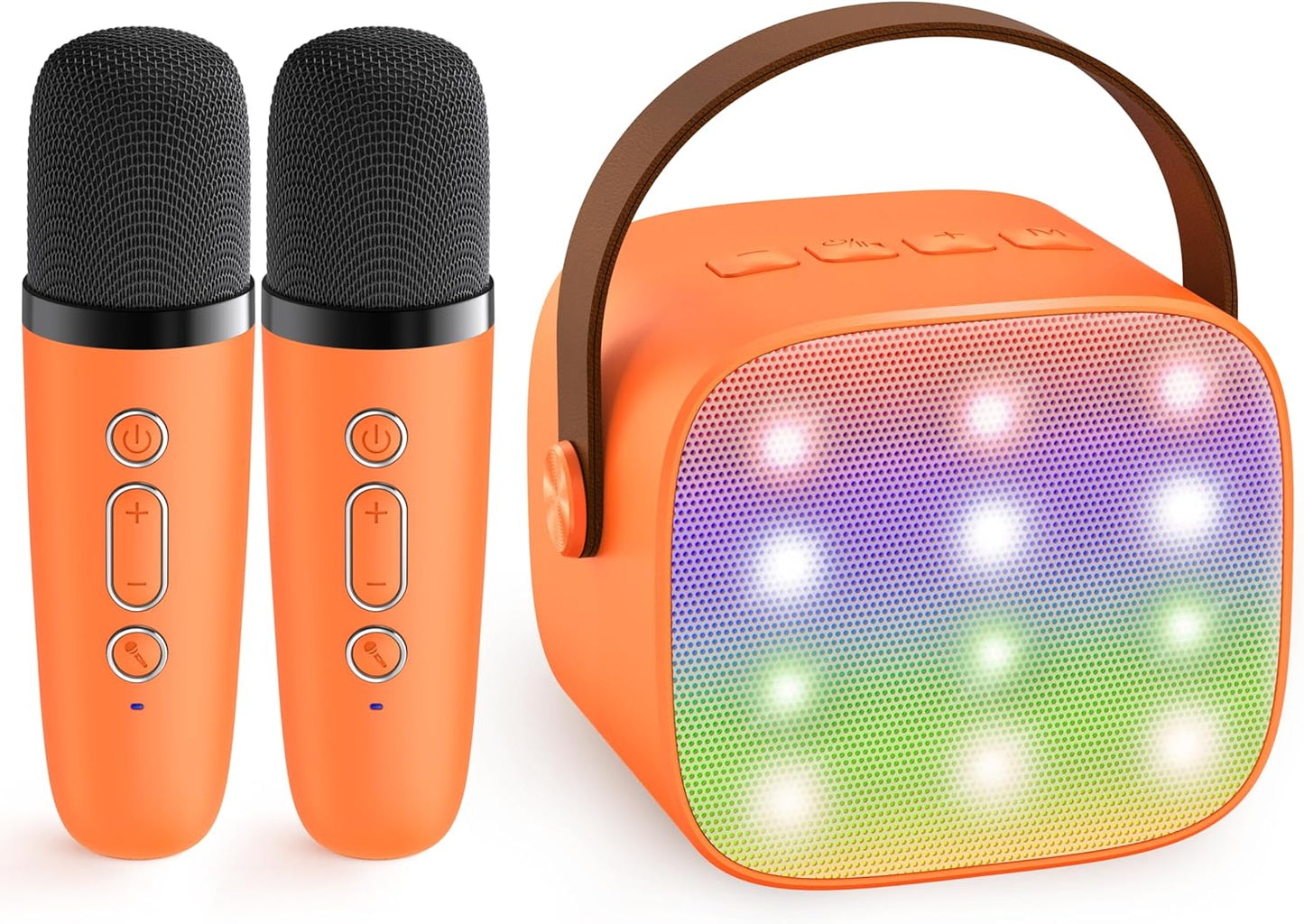 Nokmo | Portable Mini Karaoke Machine with Bluetooth Speaker and 2 Wireless Microphones – Veylo