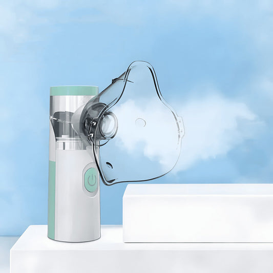 Nokmo | Portable Nebulizer for Asthma Relief | Compact Handheld Inhaler for Home and Travel Use