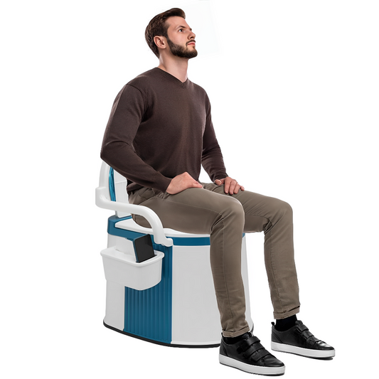 Nokmo | Portable Toilet with Armrests for Adults & Elderly