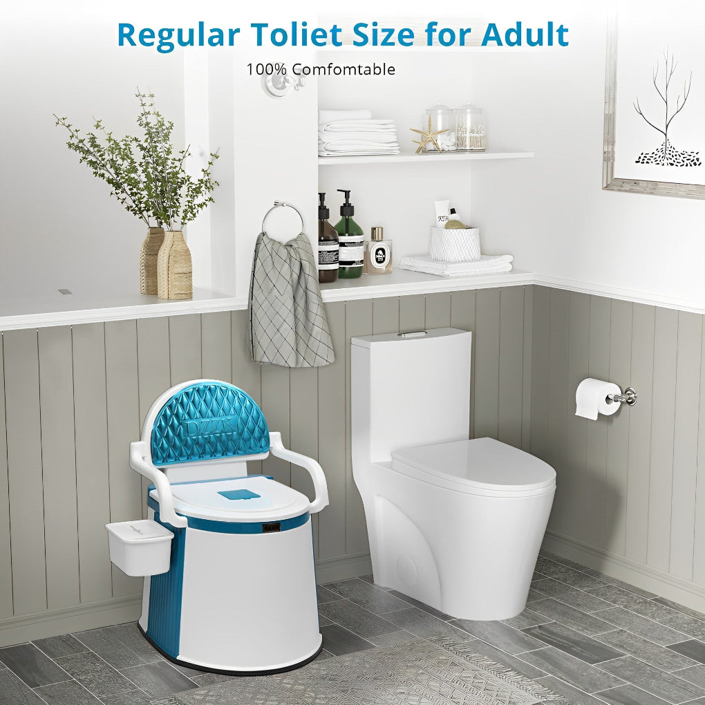 Nokmo | Portable Toilet with Armrests for Adults & Elderly