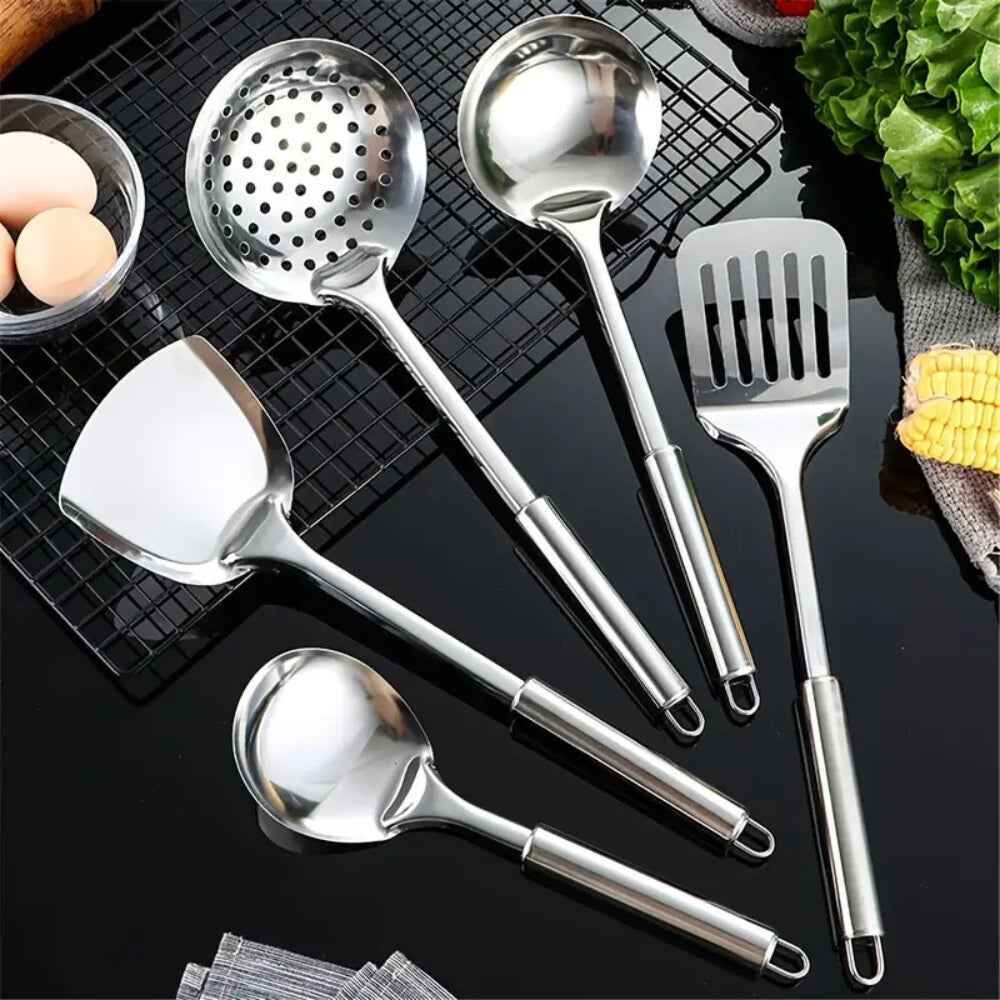 Nokmo | Premium Stainless Steel Kitchen Utensils | 5 Piece Set