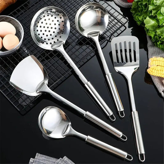 Nokmo | Premium Stainless Steel Kitchen Utensils | 5 Piece Set