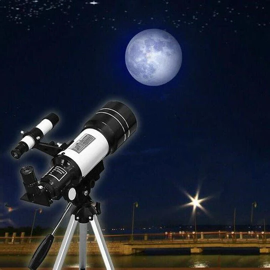 Nokmo | Professional Astronomical Telescope | 70mm Aperture, 300mm Focal Length & Easy Setup for Stargazing and Nature Exploration