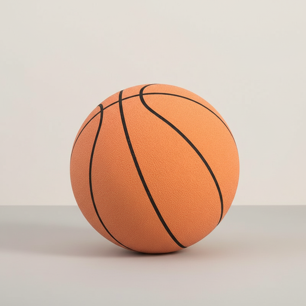 Nokmo | Professional Silent Basketball | Noise-Free Foam Technology | High-Density Indoor Training Ball | Optimal Bounce | Safe & Neighbor-Friendly