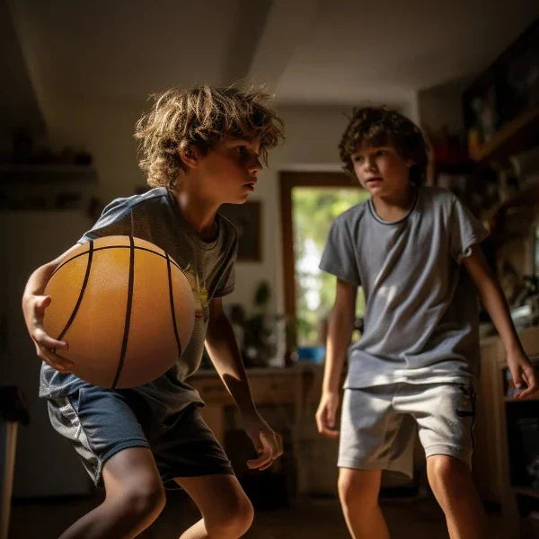 Nokmo | Professional Silent Basketball | Noise-Free Foam Technology | High-Density Indoor Training Ball | Optimal Bounce | Safe & Neighbor-Friendly