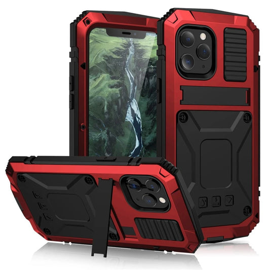 Nokmo | Protective Shockproof Tempered Glass Metal Case for iPhone