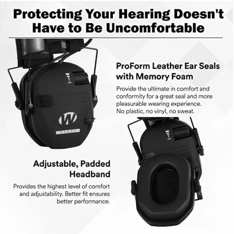 Nokmo | Protective Shooting Headphones | Active Noise Cancellation, Lightweight and Comfortable for Shooting Activities