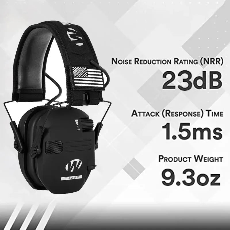 Nokmo | Protective Shooting Headphones | Active Noise Cancellation, Lightweight and Comfortable for Shooting Activities