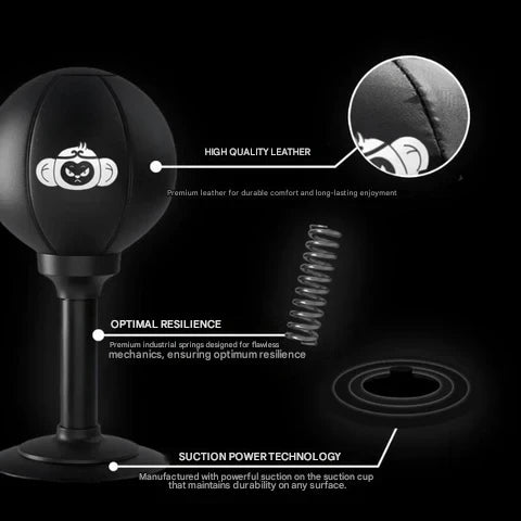 Nokmo | Punching Ball with Strong Suction Base - PowerStrike